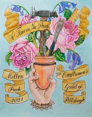 A Fair in the Park poster - Mellon Park, Pittsburgh 10-12th, 2021