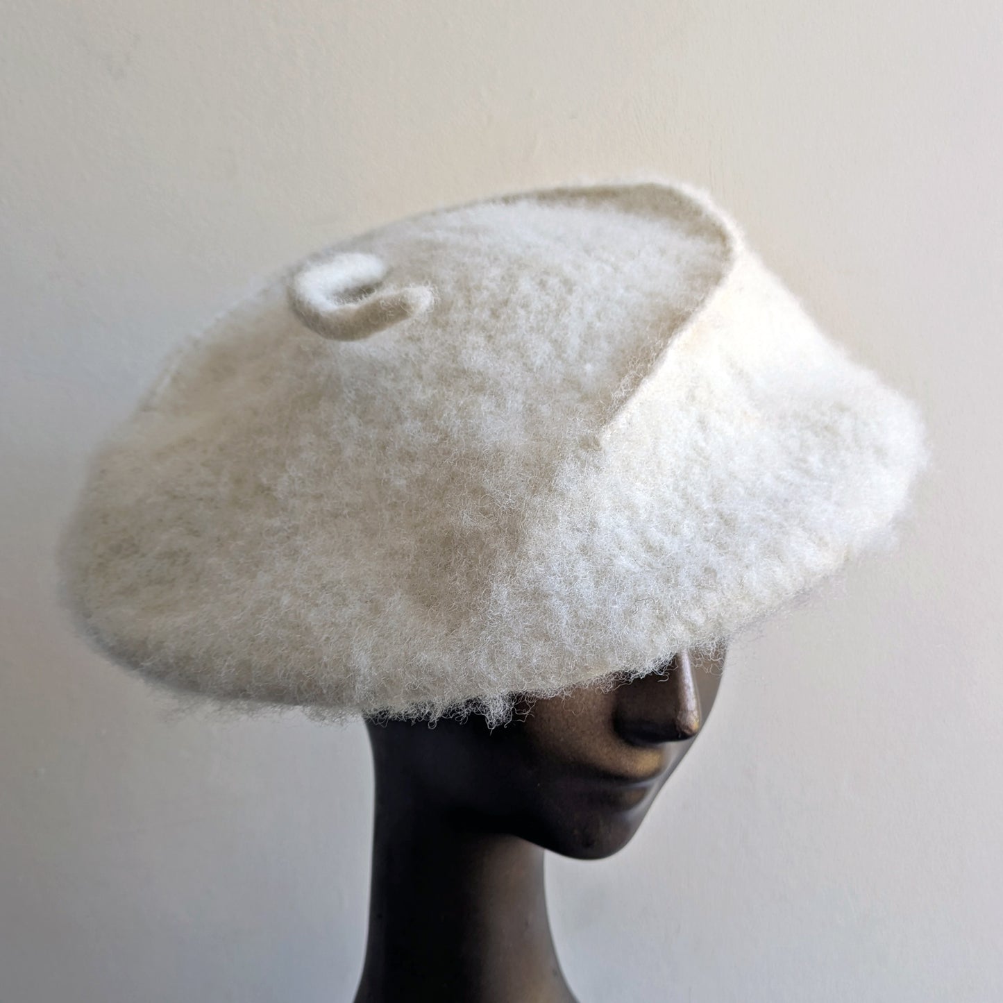 Galway Co-op Cloud Fascinator - threequarters view