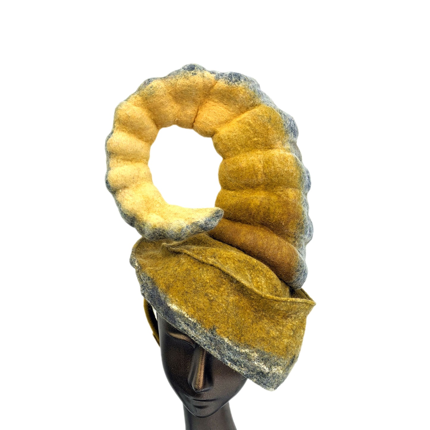 ~Adopted~ Golden Horn Felted Fascinator
