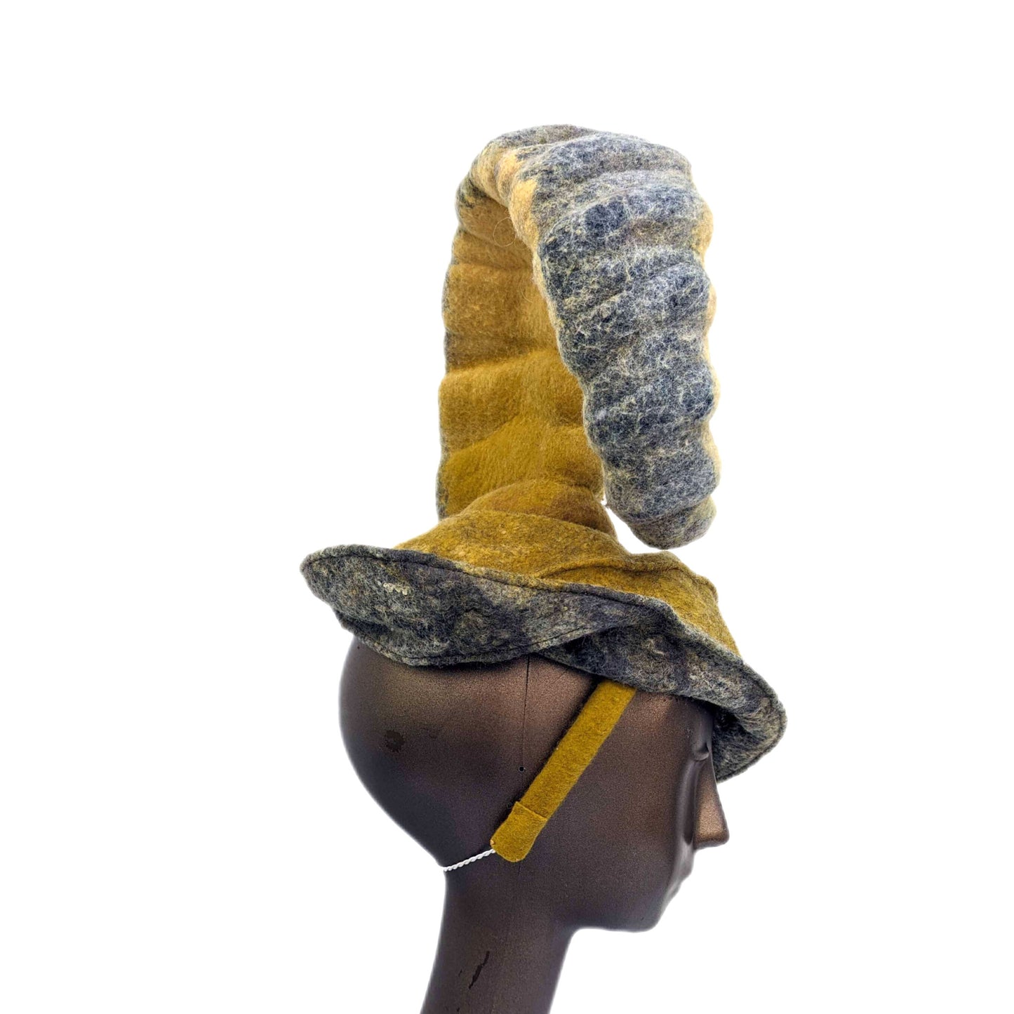 ~Adopted~ Golden Horn Felted Fascinator