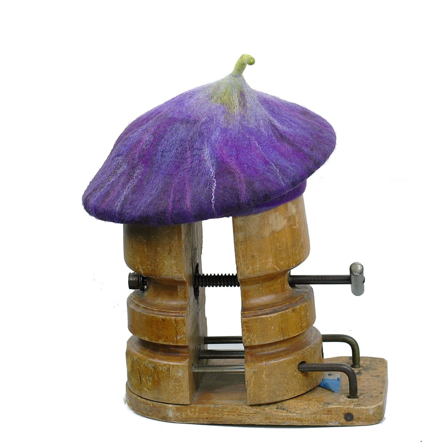 ~Adopted~ Custom Dark Purple Fig Hat - FeltHappiness Hats