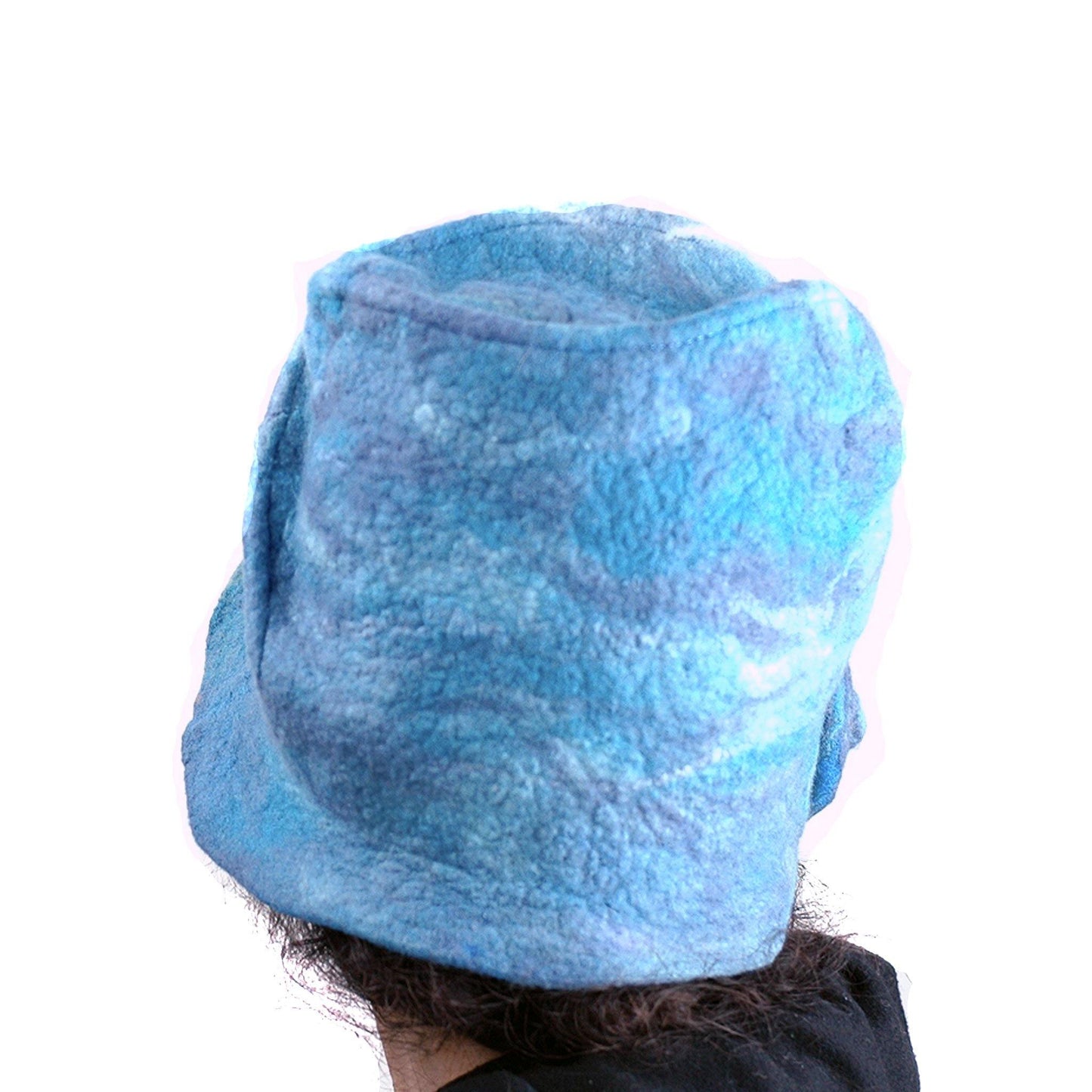 Dusty Blue Cloche -back view