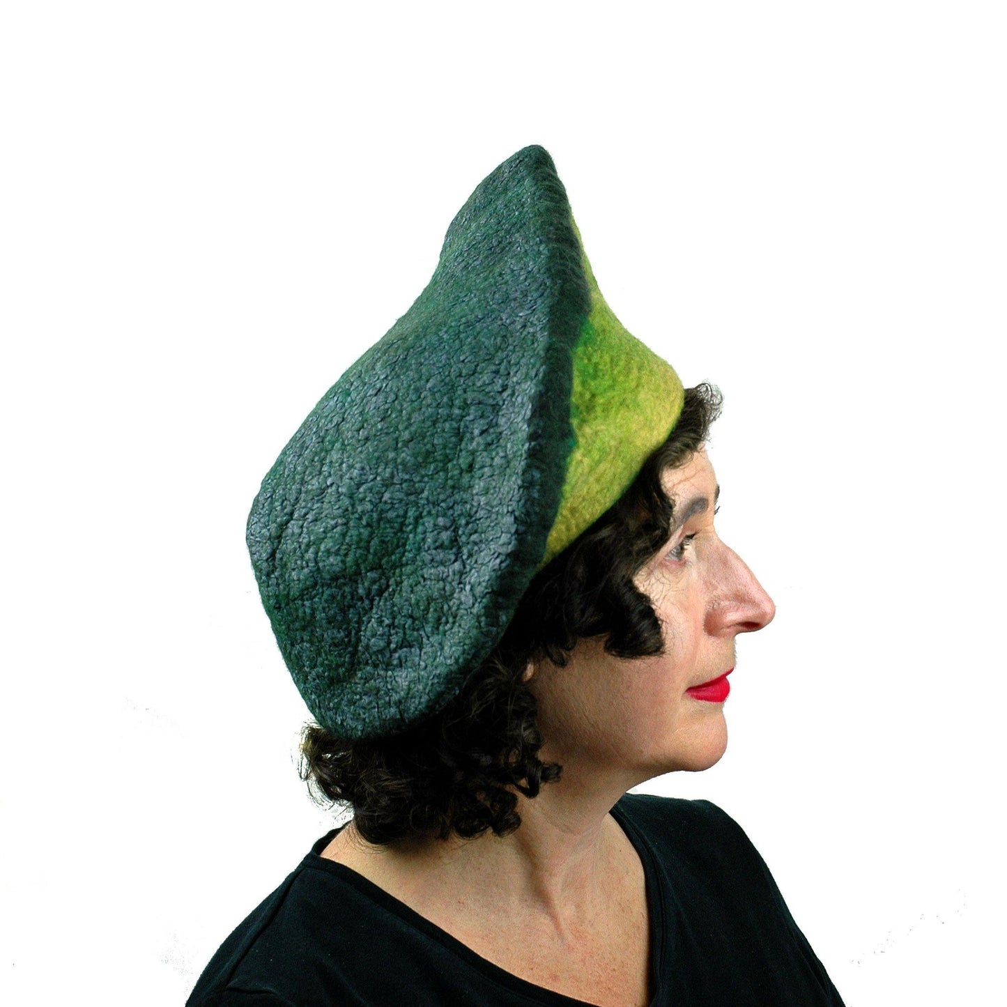 Felted Avocado Hat