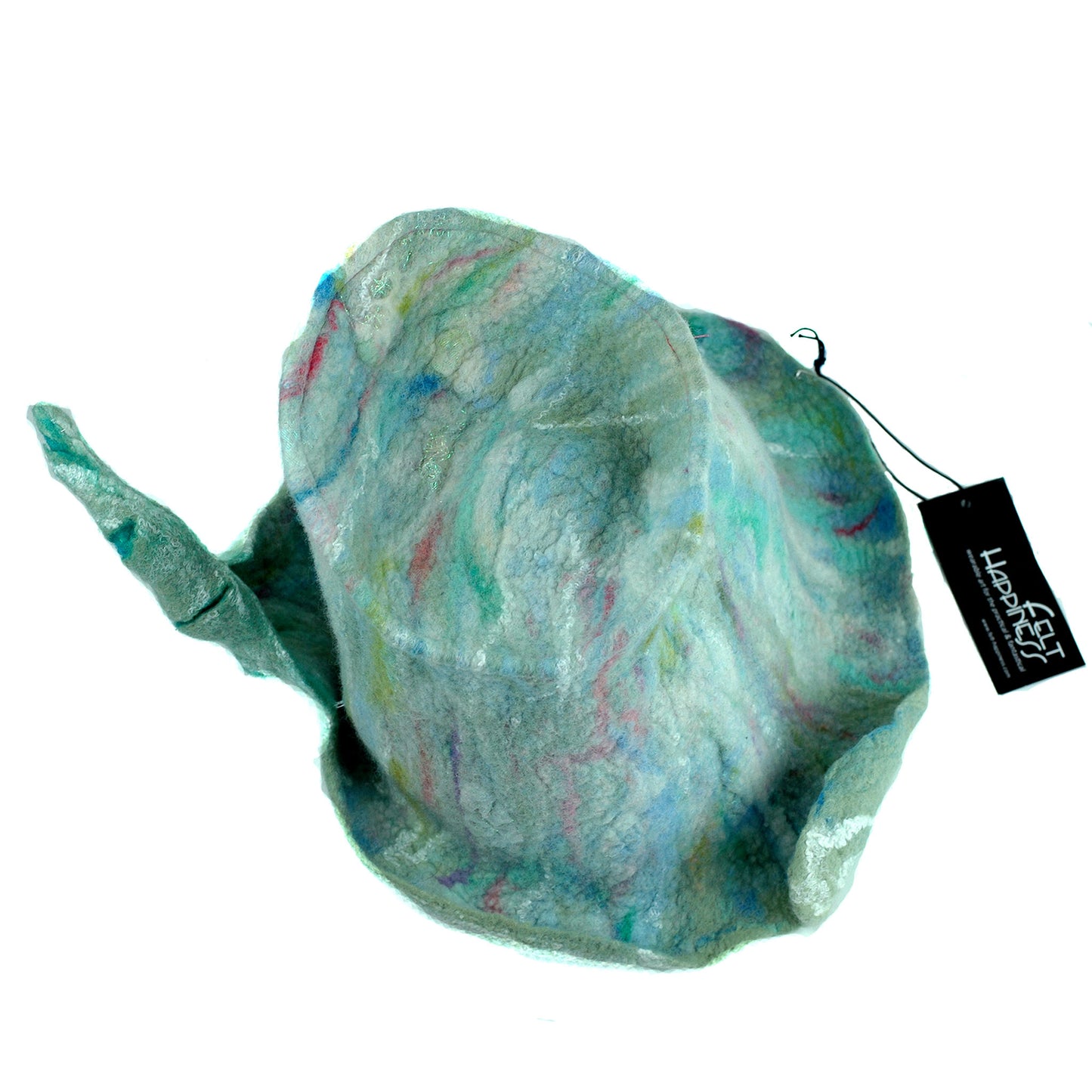 Pale Green Unicorn Fantasy Hat - top view