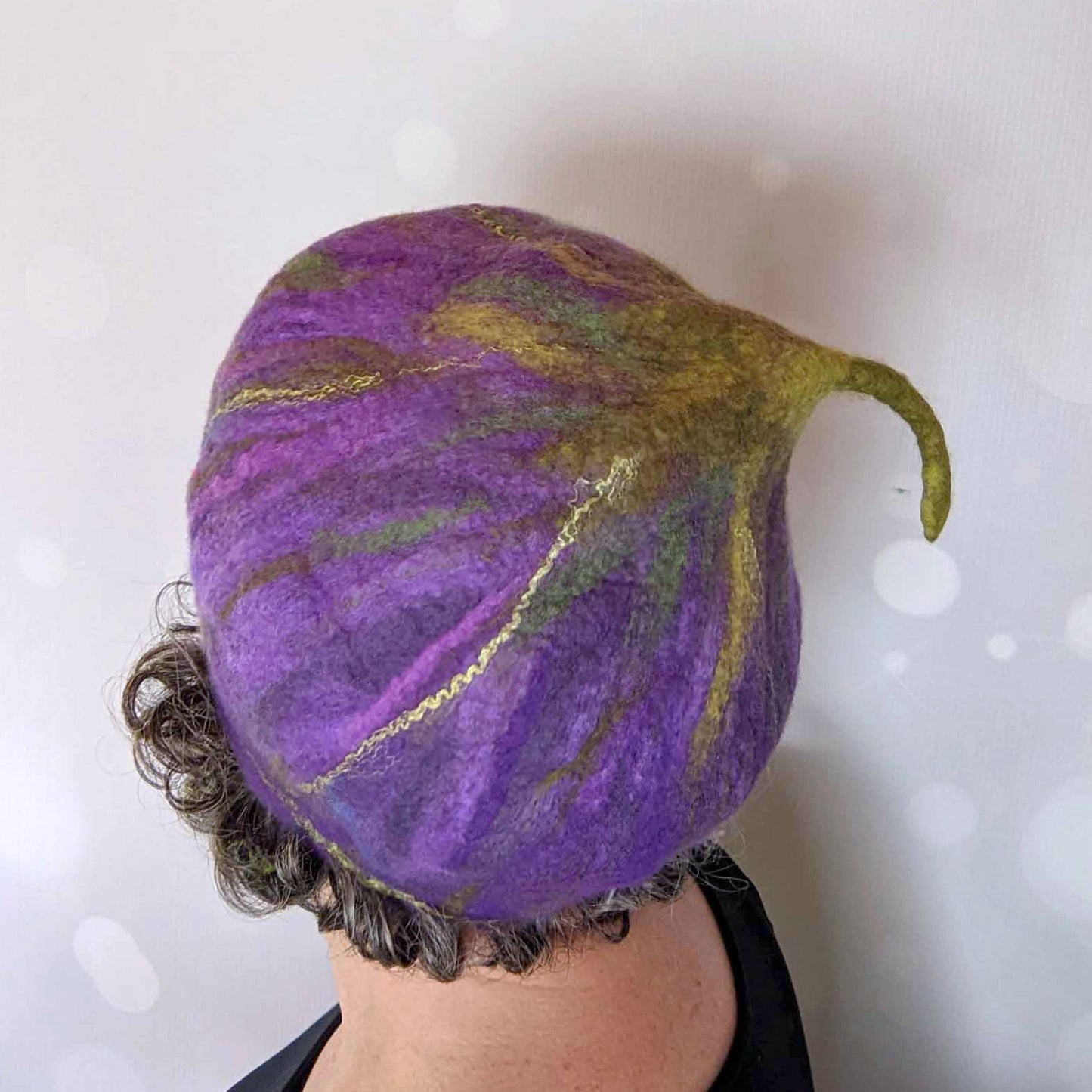 Purple Fig Hat Medium Large - backview