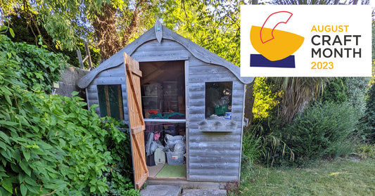 Art Shed with August Craft Month Logo