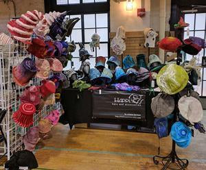 Felted Hats go to a Fiber Fair - The Indie Knit and Spin Pittsburgh