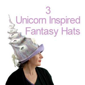 3 Unique Unicorn Inspired Fantasy Hats for Festival Wear