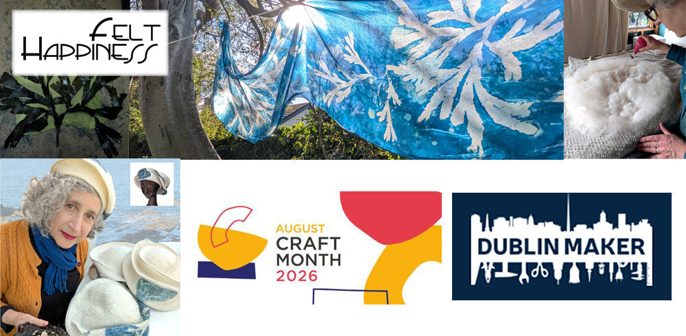 Meet FeltHappiness - 2 Events in Dublin - August Craft Month & Dublin Maker