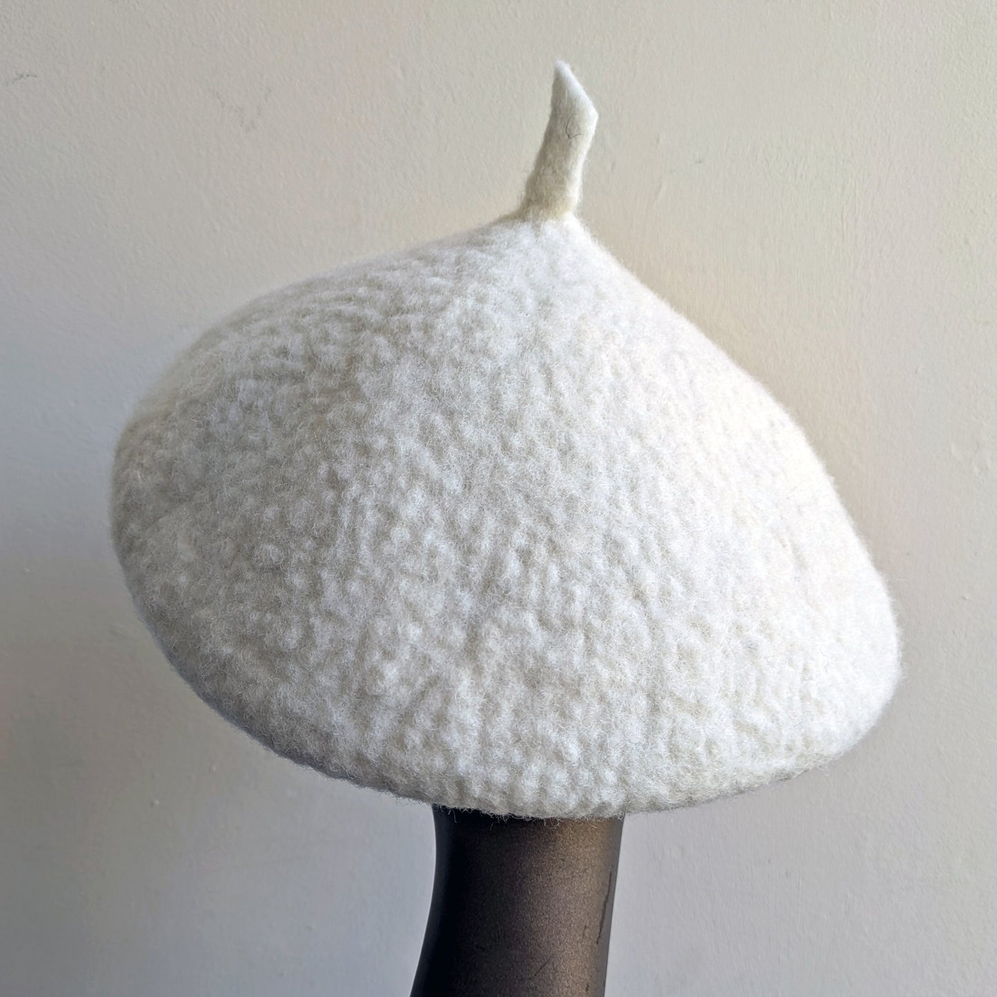 Galway Wool Classic Felted Beret - back view