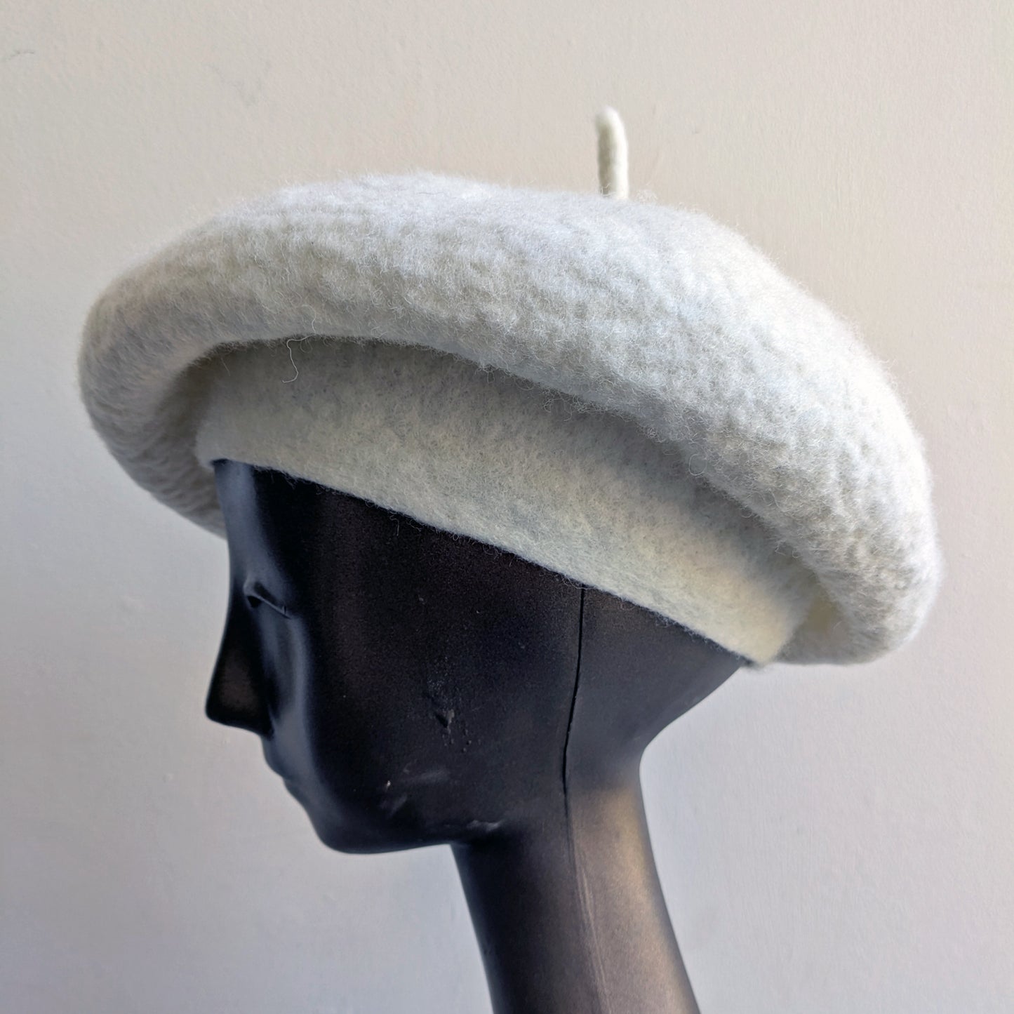 Galway Wool Classic Felted Beret - side view