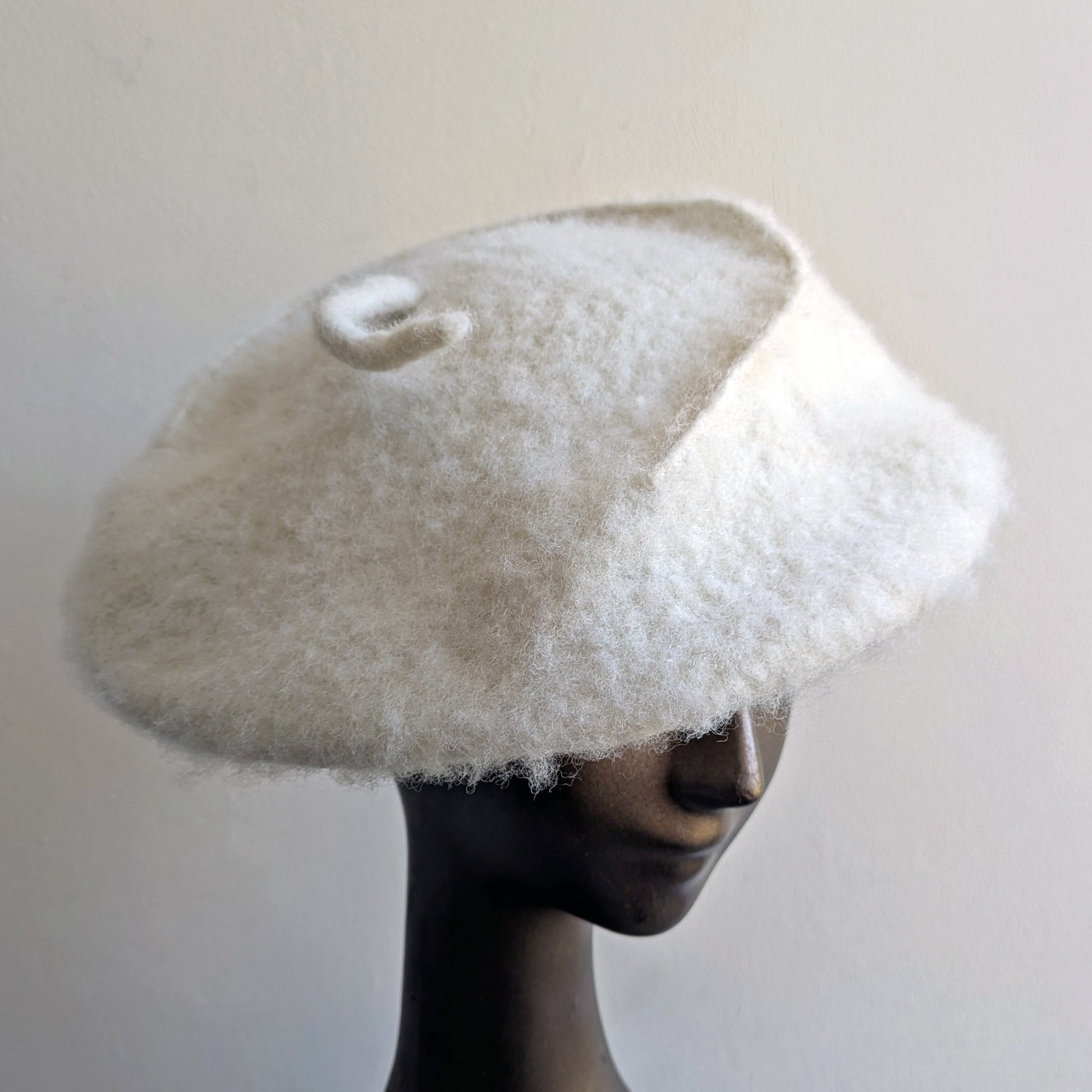 Galway Co-op Cloud Fascinator - threequarters view