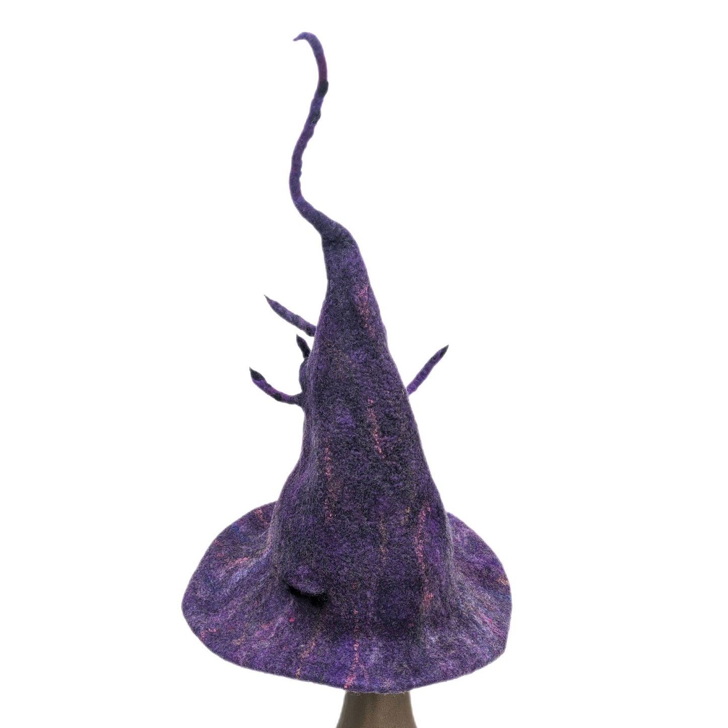 Purple Witch Hat with Eye - back view