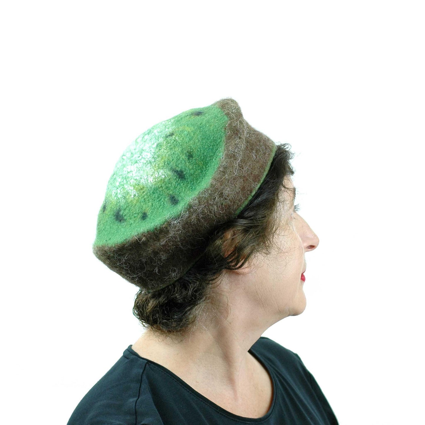 Cute Kiwi Hat in Small Size - side view