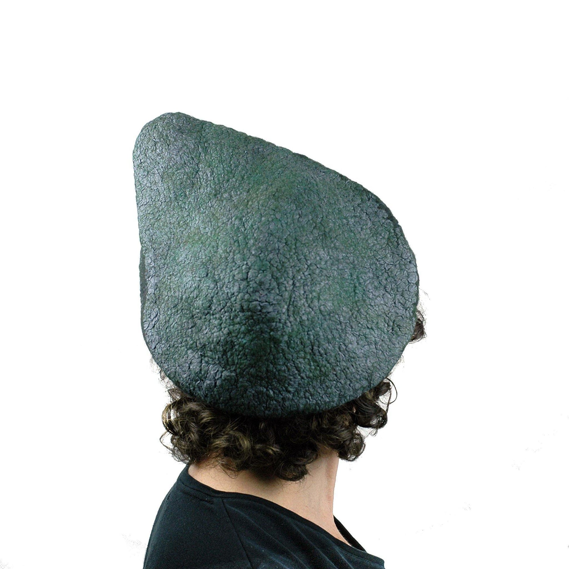 Felted Avocado Hat - back view