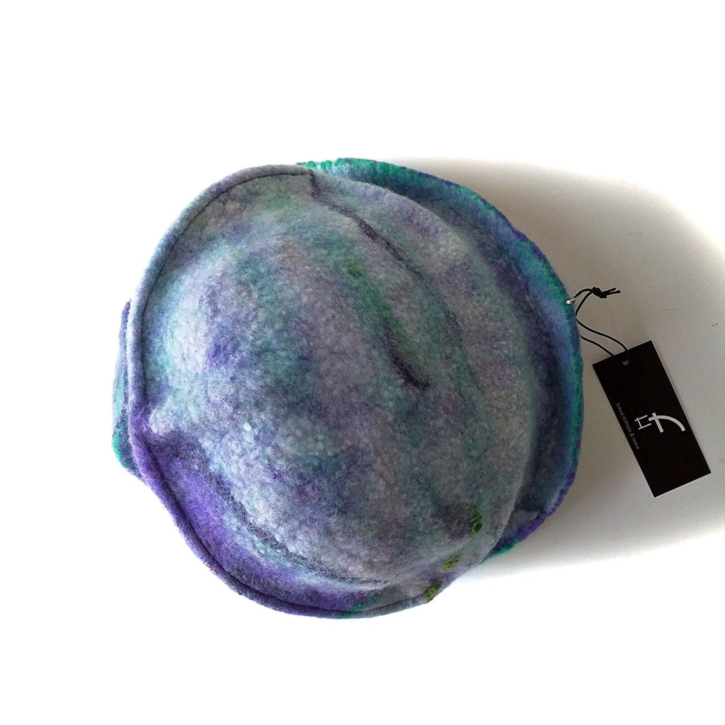 Mermaids Cloche in Green and Purple - top view