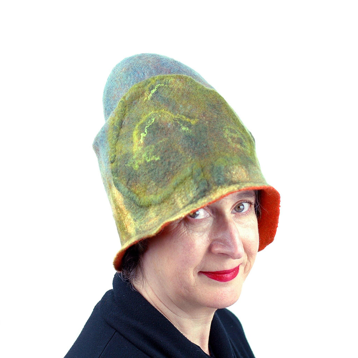 Tree Trunk Hat Oak Tree Inspired Landscape Hat | FeltHappiness Hats