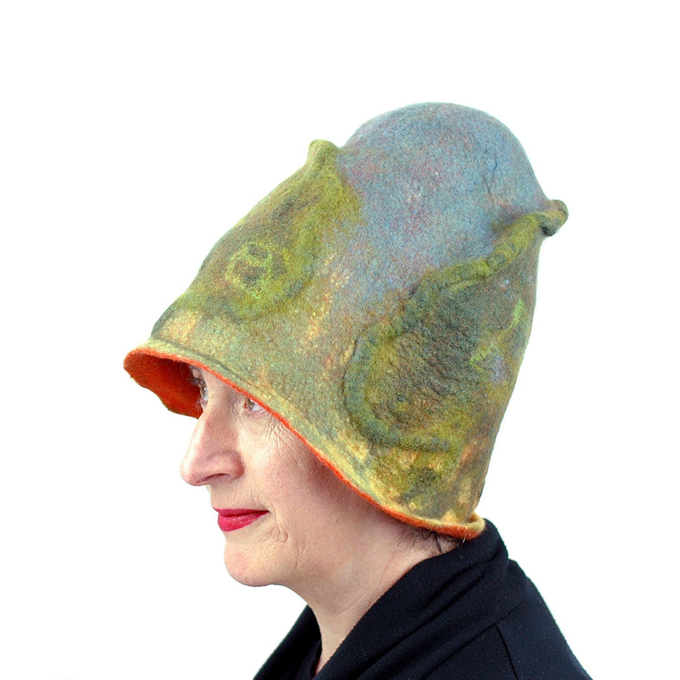 Oak Tree Inspired Landscape Hat | FeltHappiness Hats